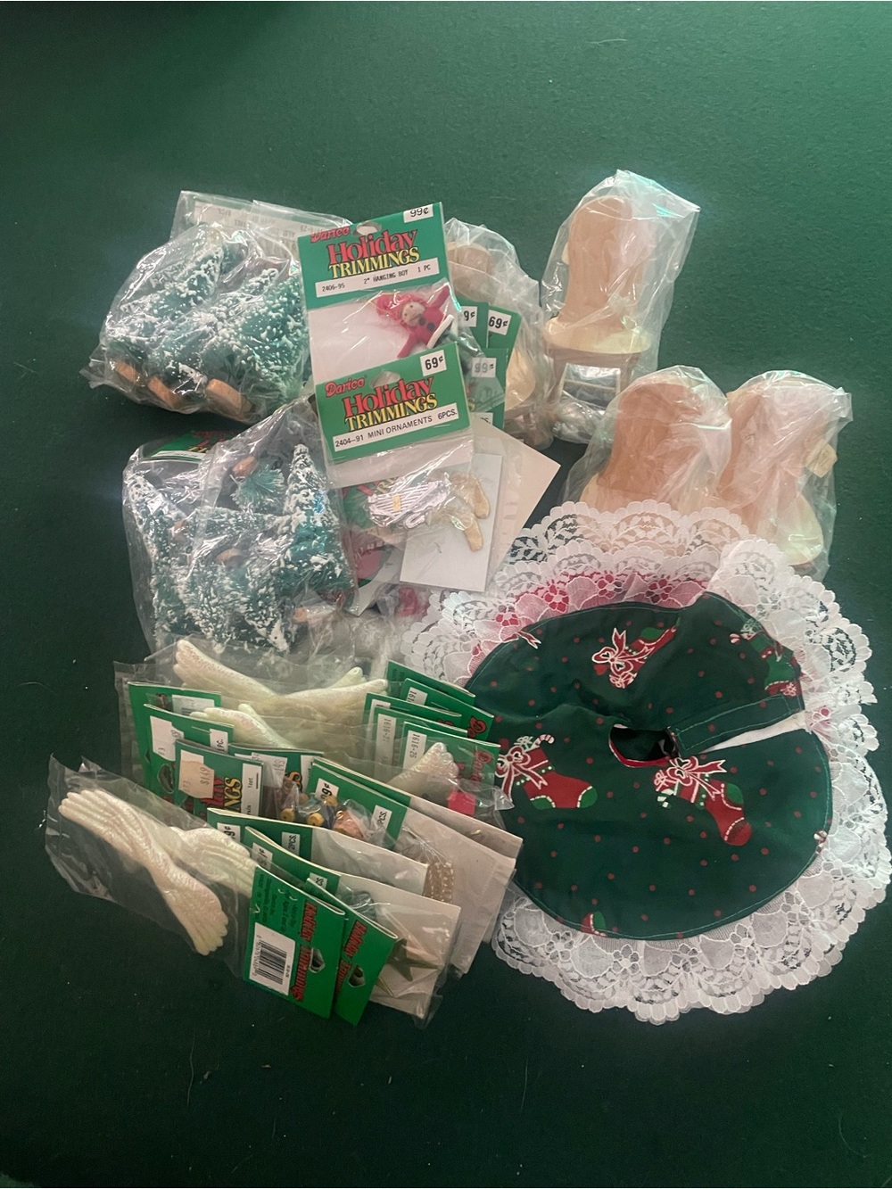 Grab Bag Vintage Christmas Craft Display Items